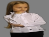 Camicia bambina maniche lunghe modello slim