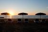 Spiaggia attrezzata con ombrelloni a Vieste