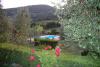 Veduta piscina agriturismo a Ferentillo