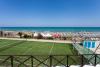 Campetto da calcio-tennis fronte spiaggia
