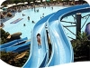 Really long slide in water park rimini