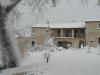 Agriturismo in pietra Abbateggio neve