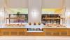 Elegante ristorante con buffet di dolci