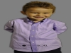 Camicia bambino maniche lunghe modello slim