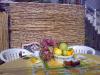 Colazione a buffet all'aperto d'estate