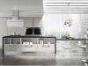 Cucina Moderna cappa, piano lavoro stanza ZOE