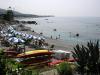 Spiaggia privata attrezzata dell'albergo a Cirella 