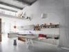 Cucina laccata bianca, mod. IDEA