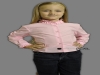 Camicia bambina maniche lunghe modello slim