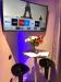 Smart Tv collegato a internet in camera-romantica
