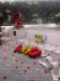 Allestimento Romantico con scritta: TI AMO