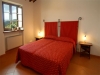 Detail of the double bedroom in Il Poggio apartment