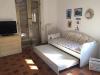 Villa fronte mare Gargano soggiorno con divano letto