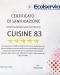 Certificato di Sanificazione Ambienti: Cousine-83