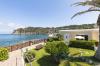 Giardino dell'hotel a Ischia con piscine