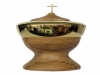 Pisside legno olivo bagno d'oro, prezzi ingrosso
