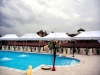 Ombrelloni, tendoni, gazebo per giardini
