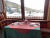 Sala ristorante con Vista Panoramica innevata