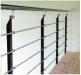 montanti ferro finitura ruggine + acciaio inox