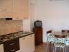 cucina attrezzata degli appartamenti dell'agriturismo in maremma