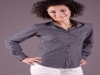 Camicia donna alla coreana maniche lunghe modello 