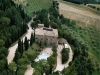 Aerial view of the Castello Medioevale