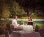 Tavoli esterni ristorante centrale Hotel Castellaneta-marina