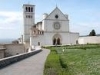 Entrance to Saint Francis Church in Assisi