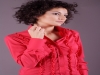 Camicia donna con rouge maniche lunghe modello sli
