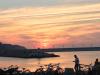 Passeggiata al tramonto sul lungomare di Pesaro