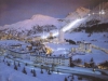 The winterview of Sestriere