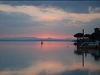 Magnifici colori al tramonto