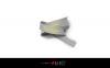 GrosGrain grigio 20mm con stampa rilievo verde 	