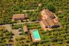 Vista dall'alto agriturismo con piscina vicino Catania