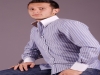 Camicia uomo modello slim maniche lunghe