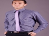 Camicia uomo modello slim maniche lunghe