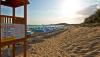 Spiaggia privata di sabbia fine resort 