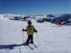 Skiing with the family, adults and children
