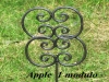 Modulo decoro giardino in ferro battuto